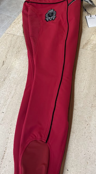 BREECHES HV POLO WOMAN GRIS, ROJO Y MARRON